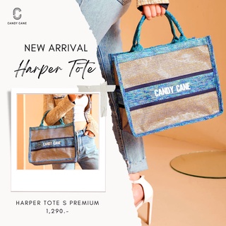 CANDY CANE BAG- Harper Tote Bag Size S Premium