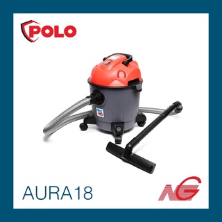 เครื่องดูดฝุ่น น้ำ-แห้ง POLO รุ่น AURA18 1400W 18ลิตร