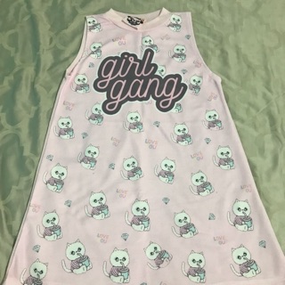 เสื้อตัวยาว แขนกุด น่ารัก ใหม่ ไม่ได้ใส่