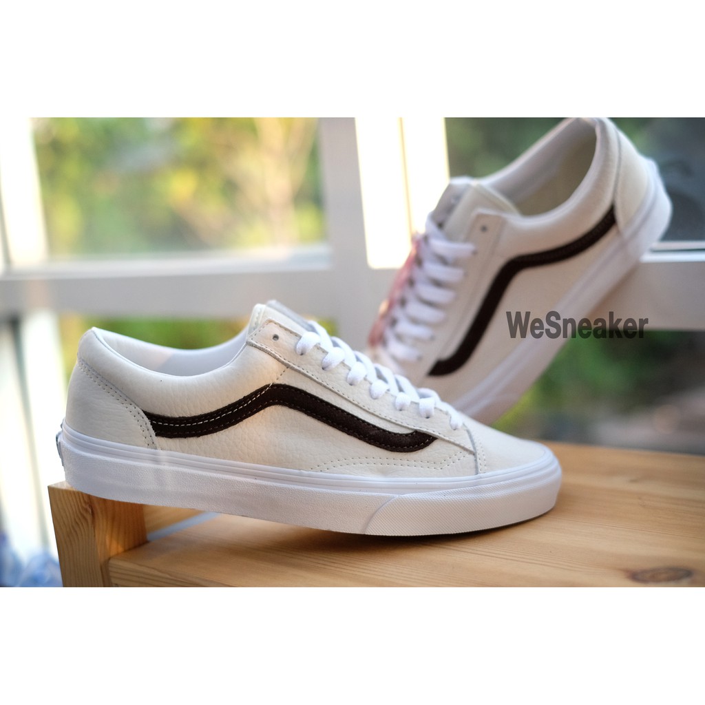 vans os grain leather style 36