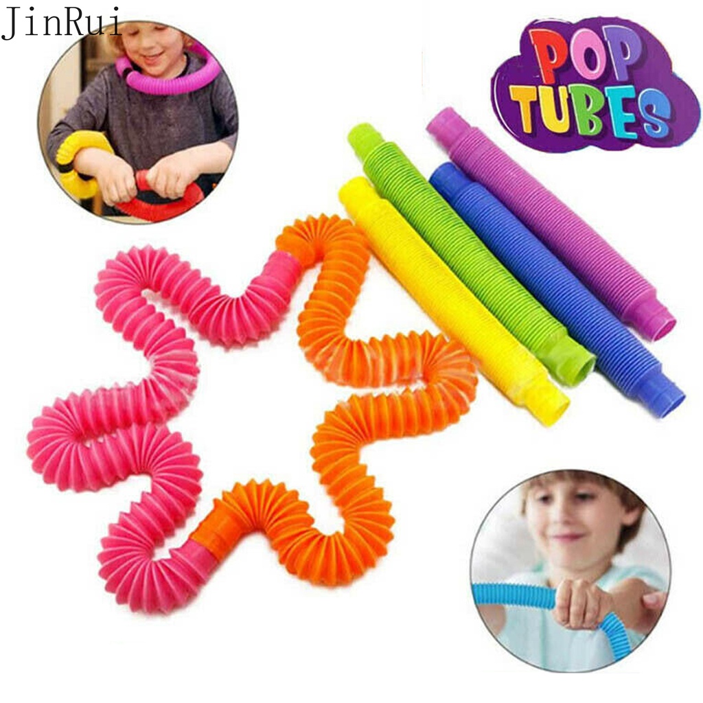 1/2/5/10 ชิ้น Fidget Pop Tube ความวิตกกังวลปล่อยความเครียดของเล่นสําหรับเด็กและผู้ใหญ่ท่อ Sensory เครื่องมือสําหรับความเครียดบรรเทา