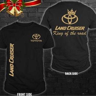 เสื้อยืด ผ้าฝ้าย 100% พิมพ์ลาย Land Cruiser King Of The Road สไตล์คลาสสิก สําหรับผู้ชาย LHZYสามารถปรับแต่งได้