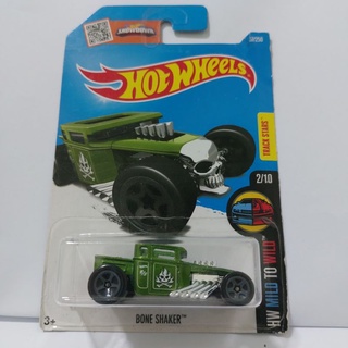 รถเหล็ก Hotwheels BONE SHAKER สีเขียว (ib012)oh