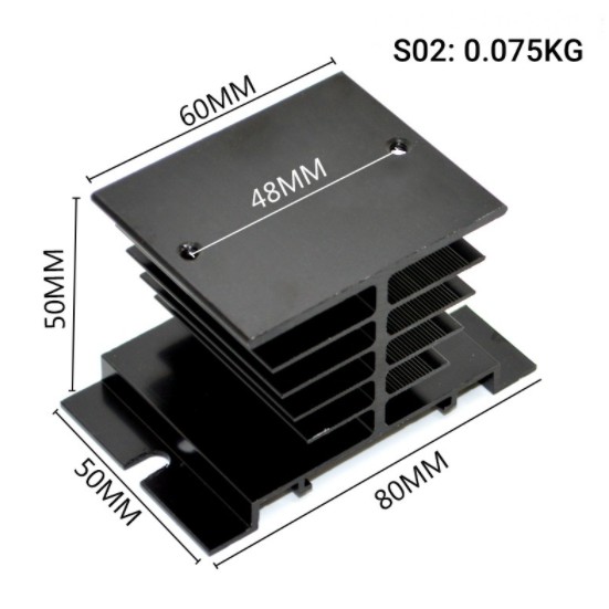 Aluminium Heat Sinks ซิงค์ระบายความร้อน สำหรับ โซลิดสเตตรีเลย์ SSR