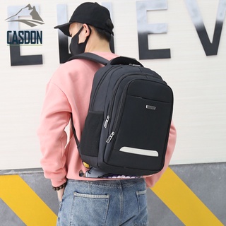 CASDON-กระเป๋าสะพายหลัง กระเป๋าเป้ Unisex รุ่น LX-104B2 มีช่องใส่โน๊ตบุ๊ค สายปรับความยาวได้ พร้อมส่งจากไทย