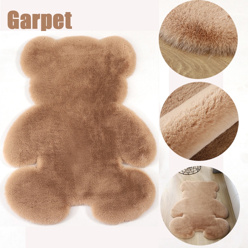 Cartoon Living Room Caret Bear Rugs Soft Skid Floor Area Rug Decor Mordern Shaggy Bedroom Kids Room Faux Fluffy Carets M à¸£à¸²à¸„à¸²à¸— à¸