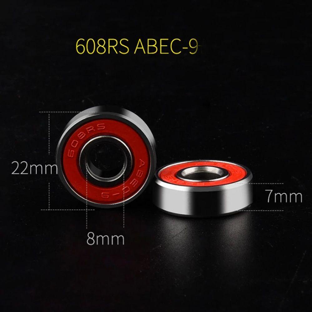 MALCOLM High Performance ABEC 9 Bearings No Noise Skate Wheel Bearing