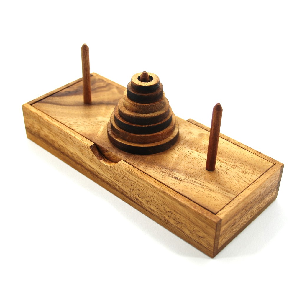 Tower of Hanoi ของเล่นพัฒนาสมองและของเล่นส่งเสริมการเรียนรู้