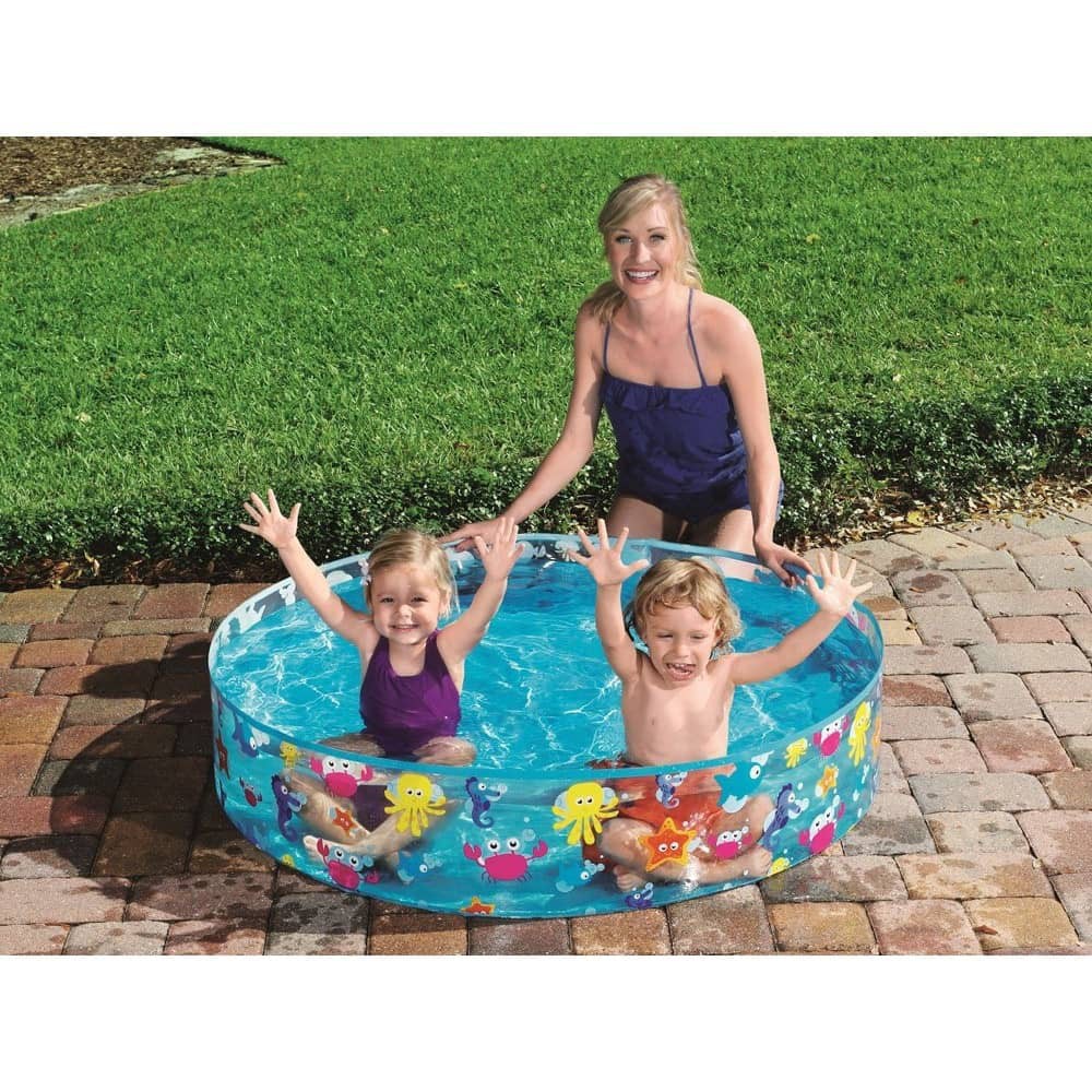 BESTWAY Fill n Fun Sparking Sea สระว่ายน้ํา 1.22m x 25cm (55028) Kolam Renang Budak Pool Kanak Pool 