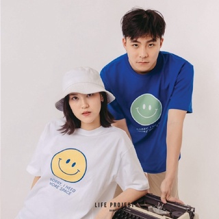 แขนสั้นพิมพ์ลาย✉❍[ ซื้อ 2 ลดเพิ่ม 5% ] SORRY I NEED MORE SPACE t-shirt เสื้อยืดคอกลมสีขาวผ้าคอตตอนแท้100% ผ้านุ่มใส่สบาย