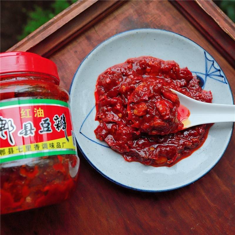 正宗郫县豆瓣酱七里香四川特产 โต้วป้านเจี้ยง สไตล์เสฉวน ยี่ห้อชีหลี่เซียง ขนาด 500 กรัม
