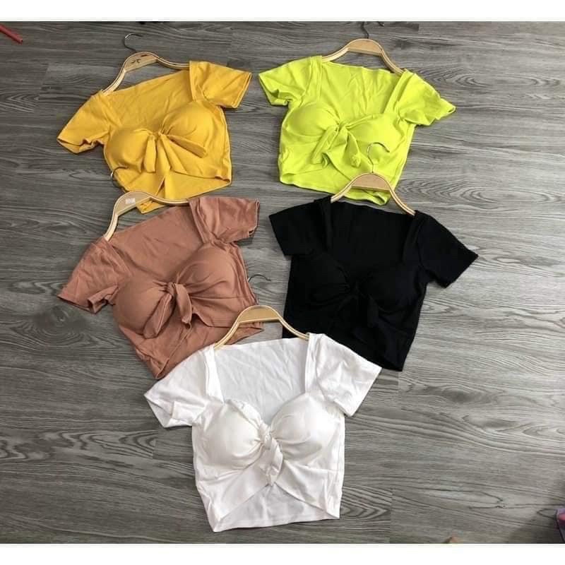 Alohashop91 CROPTOP บราผูกโบว์