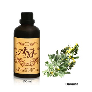 Aroma&amp;More  DAVANA Essential oil น้ำมันหอมระเหยดาวานา 100% , India 100ML