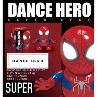 หุ่นสไปเดอร์ เต้นได้ มีเสียง มีไฟ version 2(Dance Hero)