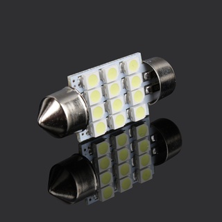 กล้องหลอดไฟ LED Festoon 12 SMD 31 มม. สีขาว สําหรับติดตกแต่งโดมภายในรถยนต์ DE3175