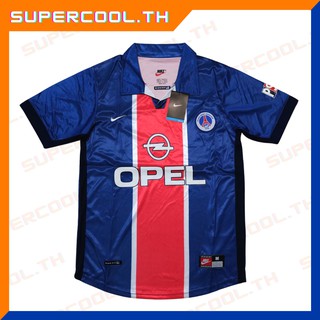 Paris Saint Germain 1998/1999 Home เสื้อบอลปารีสแซ็ง-แชร์กแมง ย้อนยุค เสื้อpsg รุ่นเก่า