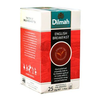 Dilmah English Breakfast Tea (25 Bags) 50g ดิลมา English Breakfast Tea (25 ซอง) 50g