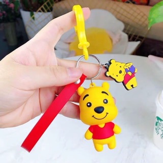 Winnie the Pooh Hard Silicone Keychain