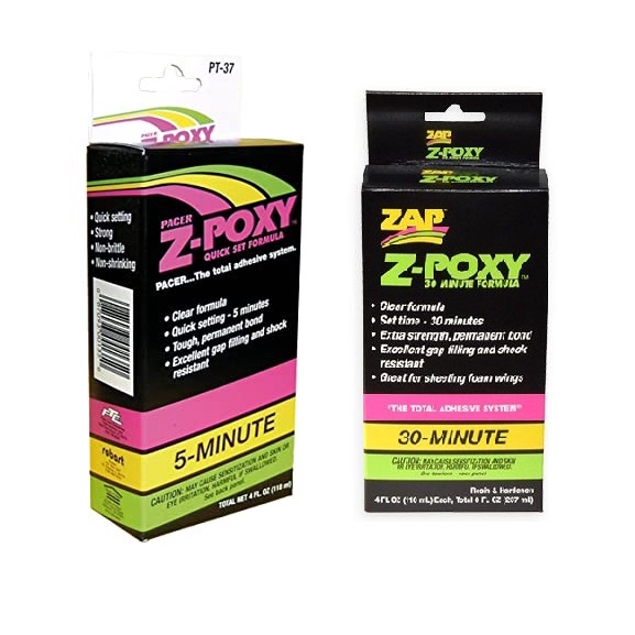 กาวอีพ็อกซี่ 5Min/30Min (ราคาต่อ1ชิ้น) Z-Poxy อุปกรณ์ช่าง Rc