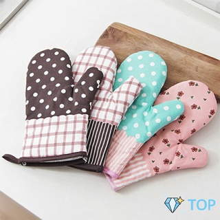 ถุงมือกันความร้อนสำหรับห้องครัว ป้องกันลวก ถุงมือเตาอบ/ไมโครเวฟ Kitchen insulated gloves