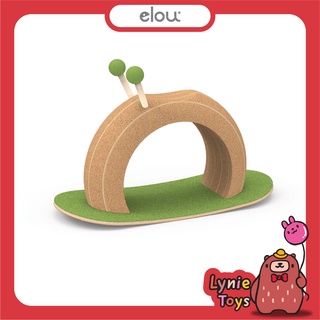 Elou ของเล่นไม้ หอยทากโยกเยก Snail