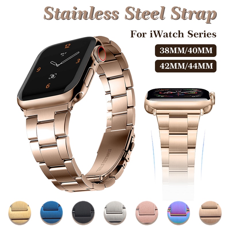 สายนาฬิกาข้อมือสเตนเลส สําหรับ Apple Watch 49 มม. 45 มม. 38 มม. 40 มม. 42 มม. 44 มม. iWatch ultra ultra2 9 8 7 6 Se 5 4 3 2 1