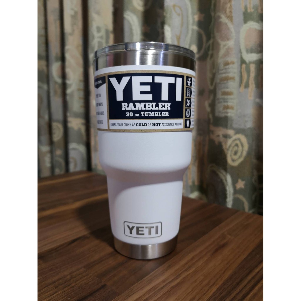YETI แท้ รุ่น RAMBLER 30oz สี White (พร้อมส่ง)