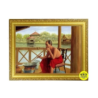 รูปเสด็จฯพ่อร.5ทรงทำอาหารพร้อมกรอบ