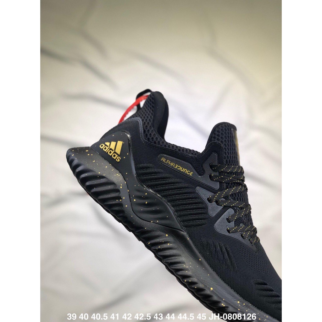 Adidas Alphabounce Beyond Alpha รองเท้ากีฬา ใส่วิ่ง รูปแบบสบาย ๆ สีดำ ...