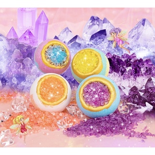Crystal Bath bomb set (4 ลูก) #ของเล่นน้ำ #ของเล่นในอ่างน้ำ #ของเล่น