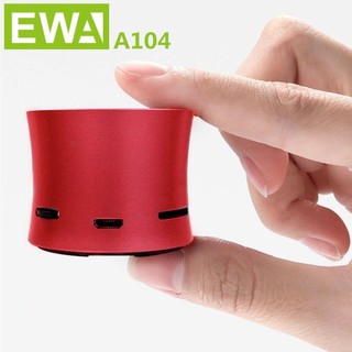 ลำโพงจิ๋ว พลังเสียงเกินตัว EWA A104 mini Bluetooth Speaker (รุ่นใหม่รองรับ SD Card)