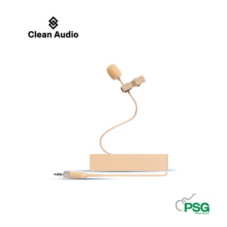 CLEAN AUDIO CA-1720C Omnidirectional Lavalier Microphone (Cream)  ไมค์คลิป