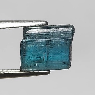 พลอย ก้อน ดิบ ทัวร์มาลีน ธรรมชาติ แท้ ( Rough Indicolite Tourmaline ) หนัก 5.00 กะรัต