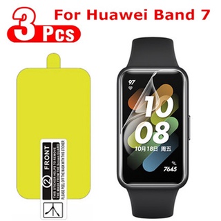 ฟิล์มไฮโดรเจลนิ่ม กันรอยหน้าจอ สําหรับ huawei band 7 huawei band7 huawei band 7 huawei band 7 3 ชิ้น