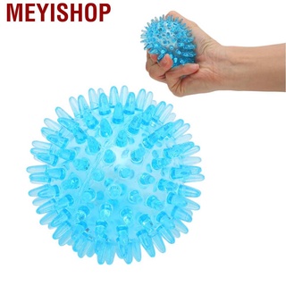 Meyishop Spike Massage Ball  Spiky Elastic Durable Relieve Soreness Hollow for Wrist Fingers