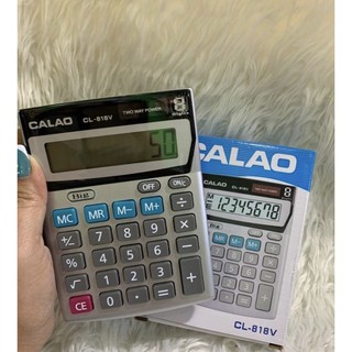 เครื่องคิดเลข หน้าจอ 8 หลัก CALAO รุ่น CL-818V