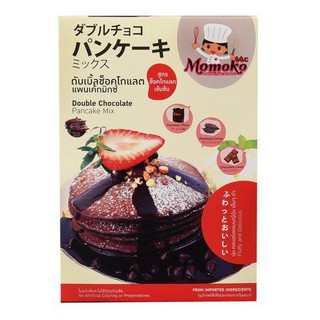 Momoko Double Chocolate Pancake Mix 300g โมโมโกะดับเบิ้ลช็อกโกแลตแพนเค้กมิกซ์ 300 กรัม