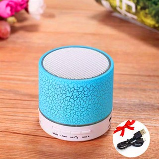 Smilehomeลำโพงแตกขนาดเล็กลำโพงบลูทู ธ ลำโพงปุ่มพร้อมลำโพงบลูทู ธ LEDMini Wireless Bluetooth LED Speaker