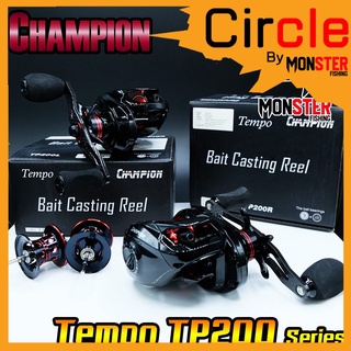 รอกหยดน้ำ CHAMPION TEMPO TP200R/TP200L หมุนขวา/หมุนซ้าย (สีดำ-แดง)