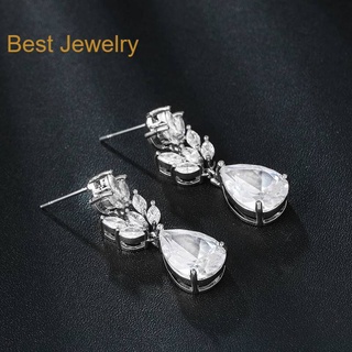 Best Jewelryต่างหูเพชรเกรดพรีเมี่ยม ประกายไฟเทียเท่าเพชรแท้ เครื่องประดับออกงาน เกรดสวย สร้อยเพชร รับ dropship