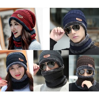 (SA/SB/SJ) หมวกไหมพรม หนาวกันหนาว ขนเทียมนุ่มอุ่นด้านในทุกใบ