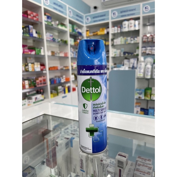 [ร้านยา] Dettol multi surface disinfectant spray 225 ml (crisp breeze scent)