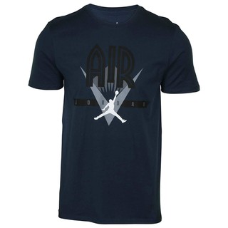 T-shirt  Jordan Nike Air Jumpman เสื้อยืด สไตล์วินเทจ สีน้ําเงินน้ําเงิน สําหรับผู้ชายS-5XL