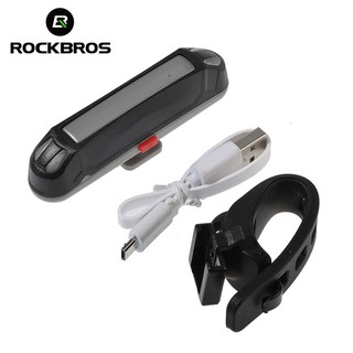 ROCKBROS ไฟติดท้ายจักรยาน แบบชาร์จ USB