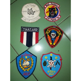 อาร์มเครื่องหมายหน่วย US Vietnam War Patch อาร์มผ้าทหารอเมริกายุคสงครามเวียดนาม แบบที่ 4