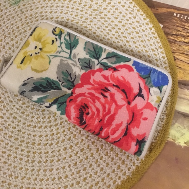 Floral Printed Cath Kidston Wallet กระเป๋าสตางค์ผู้หญิงลายดอกไม้