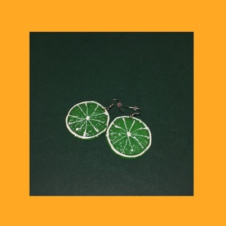 Lemon earrings ต่างหูแฟชั่น