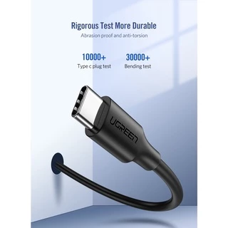 UGREEN สายชาร์จเร็ว Type C 60 - 100W USB2.0 รองรับ QC3.0 สายยาว 0.5 - 3 เมตร รุ่น us286