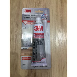 3M กาวซิลิโคนสีใสคุณภาพสูง Silicone Sealant Transparent 60 ml ซิลิโคนชนิดไร้กรด 3M 60 มล.#สีใส