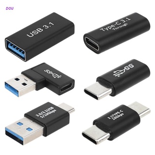 Dou Universal Type C To Usb 3.0 Male Female อะแดปเตอร์แปลงสายเคเบิ้ล Otg Usb C To Type C Male Female เชื่อมต่อข้อมูล